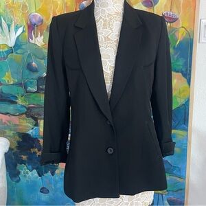 The Manuel Collection Black Rare Collectible Blazer Vintage | Size 12 | EUC